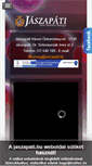 Mobile Screenshot of jaszapati.hu